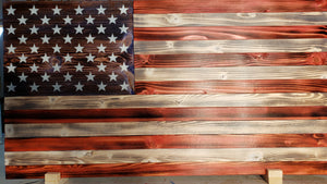 Rustic Red White and Blue